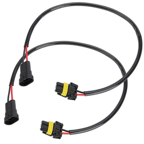 2pcs H11 9006 Phare Brouillard Conversion Adaptateur Connecteur Câble Sockets