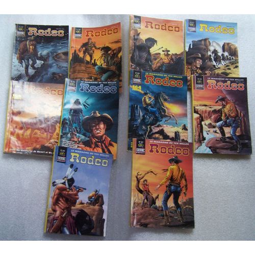Lot De 10 Bd Petit Format Rodéo Entre 607 Et 617