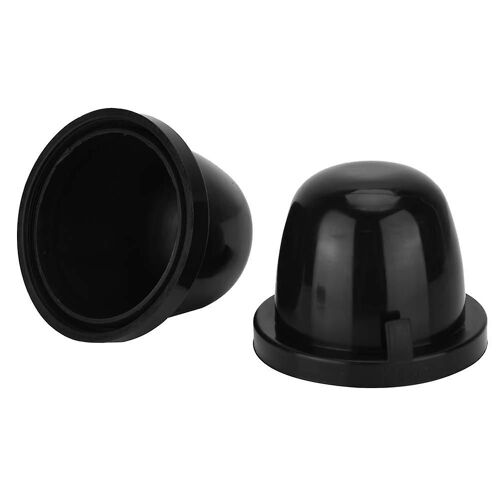 2pcs 85mm Noir En Caoutchouc Voiture Led Phare Anti-Poussière Couvercle Boîtier Joint Capuchon Étanche