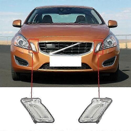 31278558 Car Right Front Led Marker Turn Signal Indicator Light Lamp Compatible With S60 2011-2013