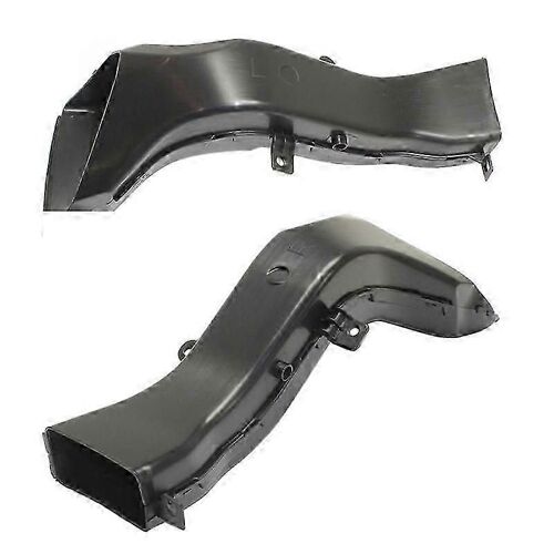 1pair Front Left+Right Radiator Support Air Intake Duct Plastic Black 51748054229 51748054230 Compatible With 3 Series F30 F31