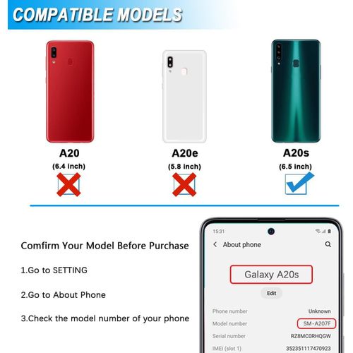 Replacement Charging Dock Connector For Samsung Galaxy A20s Sm-A207f (M12 Eu Version) 6.5 Inch 2019,Microphone/Headphone Jack Replacement Card With Tools.[D304]