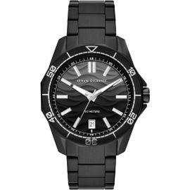 Ytseazn-Armani Exchange Montre Pour Homme,Mouvement Quartz/Date À 3 Aiguilles,Boîtier De 44 Mm Avec Bracelet En Acier Inoxydable Ax1952
