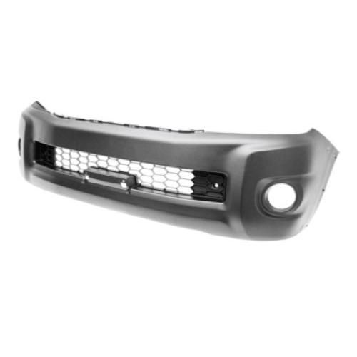 Pare Chocs Avant Pour Toyota Hilux Pick Up 2008-2011, Noir Gaufré, Trous Elargisseur, Trous Feu Antibrouillard, Neuf