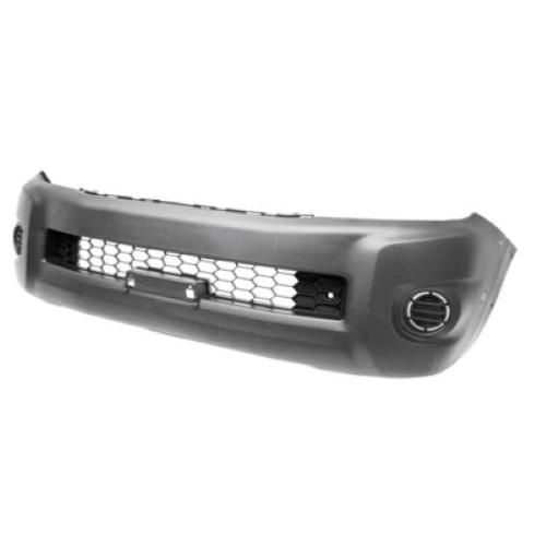 Pare Chocs Avant Pour Toyota Hilux Pick Up 2008-2011, Noir Gaufré, Trous Elargisseur, Neuf