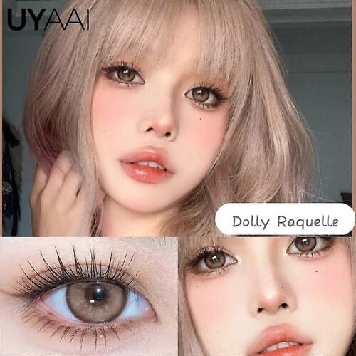 1 Paire De Lentilles De Contact Corée Pour Grands Yeux Lentille Grise Lentilles Brunes Cosmétiques Couleur Lentilles De Contact Lentilles Oculaires De Couleur Naturelle