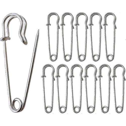 Grandes Épingles À Nourrice, 20pcs Grande Épingle À Nourrice, 63mm Extra Large Épingles À Nourrice, Épingles À Kilt, Épingles À Nourrice Pour Kilt, Couverture, Tricot, Artisanat-Am