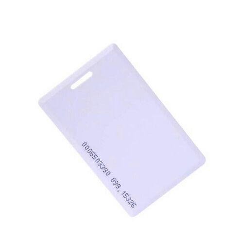 1.8mm EM4100 Tk4100 125khz Carte de contrôle d'accès Clé RFID ID Puce Fréquentation Scolaire Induction Riz Carte Blanche pour loT 10PCS