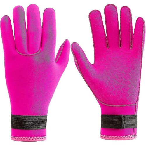 Gants De Combinaison 3mm Gants De Plongée En Néoprène Enfants Chaud Antidérapant Gants De Plongée Sous-Marine Snorkeling Kayak Natation Surf Pêche, Taille M