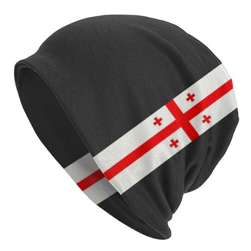 Armoiries Géorgiennes Bonnets Hip Hop Bonnet Unisexe Bonnet Hiver Chapeau Tricoté Adulte Georgia Pride Bonnet Bonnet Extérieur Casquette