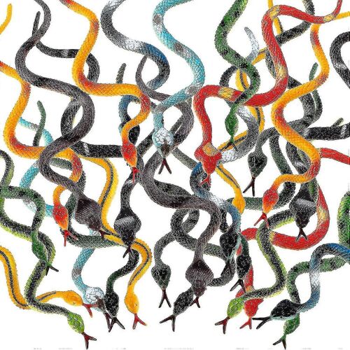 24 pièces En caoutchouc Serpent coloré Faux Serpent Jouets Halloween Décorations de fête Jouets farces