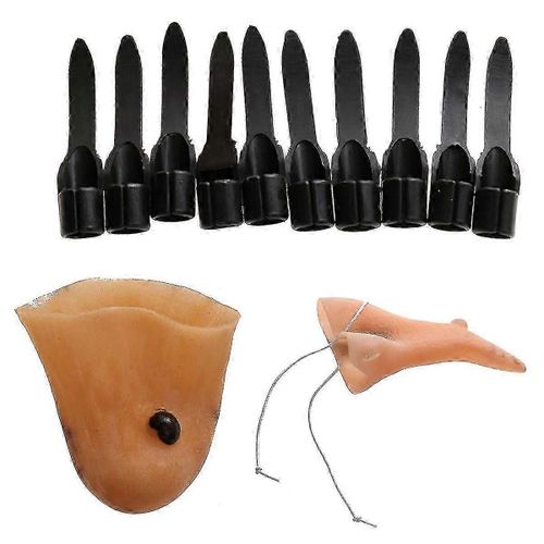 Drôles De Sorcières Ensembles Avec Chapeau Nez Menton Dents Ongles Halloween Costume Party Cosplay Prop