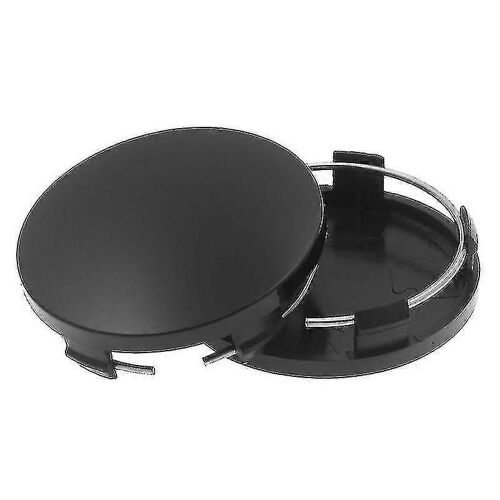 4 Pcs/Lot Universel 60mm Roue Centre Cap Roues Jante Moyeu Disque Couverture Refit Décoration Accessoires De Voiture Styliste Noir Argent, Noir Ty