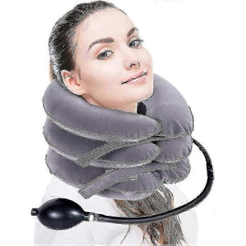 Dispositif De Traction Cervicale Gonflable, Collier De Cou / Attelle Cervicale Traction Cervicale