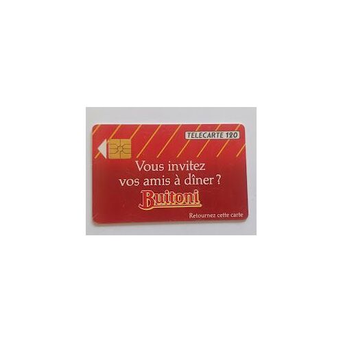 Carte Téléphonique Télécarte Buitoni Vous Invitez Vos Amis A Diner Puce 120 Unités Gem 10/92