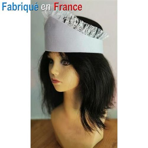 Chapeau, Coiffe De Serveuse, Soubrette, Bonne, Femme De Chambre Pour Deguisement