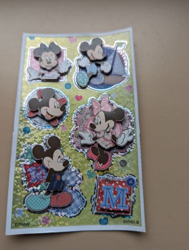 Stickers En Relief Mickey & Minnie - Disney
