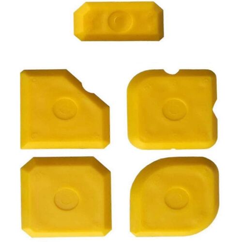 Ensemble De 5 Silicone Joint Smoothers Joint Removers Outils De Calfeutrage Instruments De Lissage De Joints En Silicone Et En Acrylique Ensemble De Raclettes De Joints Pour Joint En Silicone 