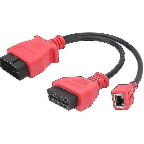 Programmation Connecteur de câble Obd2 Ethernet Câble Adaptateur pour Autel Ms908 Pro Ms908s Pro Maxisys Elite Im608 pour Châssis F