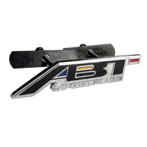 Chrome Abt Sportsline Grill Badge Emblème 90mm X 40mm