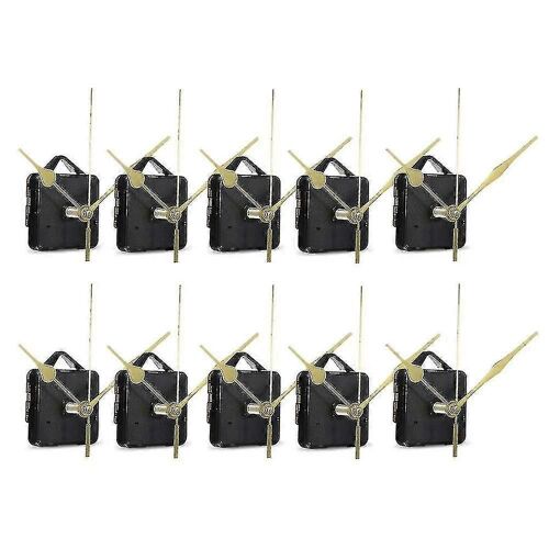 10pcs Diy Silent Movement Spindle Mains Mur Quartz Horloge Mouvement Mécanisme Outils De Réparation Partie Cloc