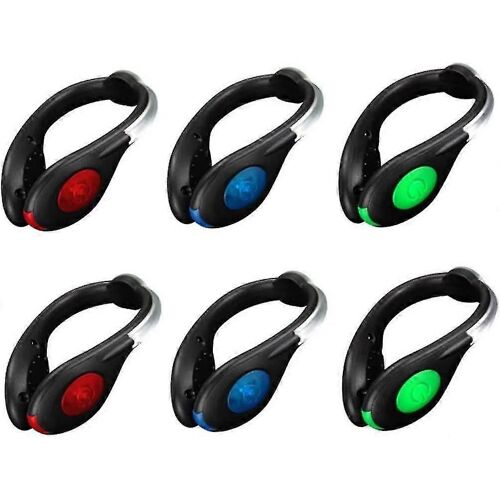 Chaussure Clip Lumière Usb Rechargeable Nuit Running Équipement Sécurité Imperméable Jogging Clignotant Équipement Extérieur Clip Lumière (Vert) (2pcs)