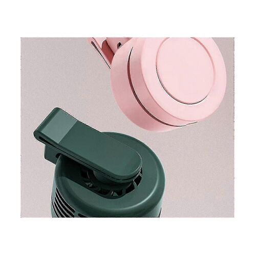 Mini ventilateur de cou fantaisie à clip, refroidissement par air, USB, pour extérieur, 3 vitesses, réglable à 360° (Taiyuan)