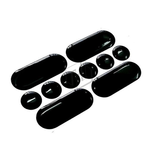 Moto 3d Gel 6 Spots Amp; 4 Bandes De Protection De Protection De Tampon De Réservoir