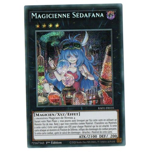 Yu Gi Oh Ra01 Fr035 Magicienne Sédafana Secret Rare