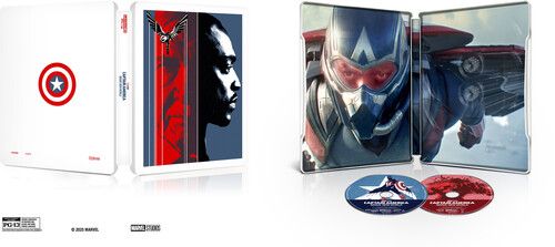 Captain America: Brave New World [Ultra Hd] With Blu-Ray, Steelbook, 4k Mastering, Digital Copy