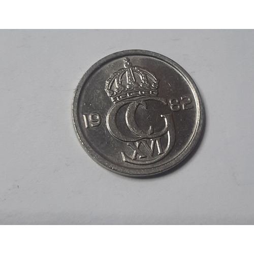 25 Ore Suède Monogramme De Charles Xvi Gustave 1982 Sw_15