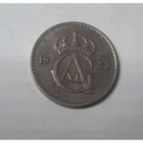 25 Ore Suède Le Monogramme Royal Ga Vi 1973 Sw_12