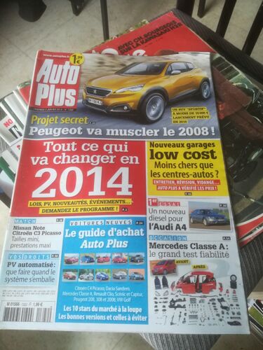 Auto Plus 1322 De 2014 Audi A4 2.0 Tdi,Skoda Yeti 2.0 Tdi,Nissan Note 1.5 Dci,C3 Picasso 1.6 Hdi,Mercedes Classe A,Pic