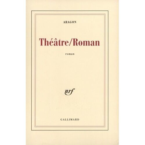 Théâtre/Roman