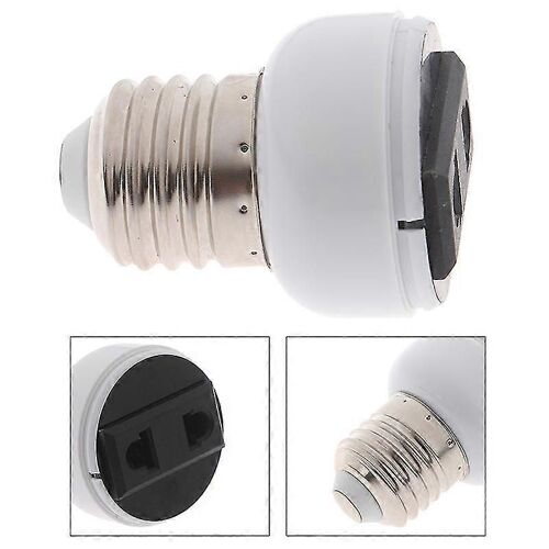1pc E27 Vis Socket Lampe Support De Lumière Ampoule Convertir En Puissance Femelle Prise