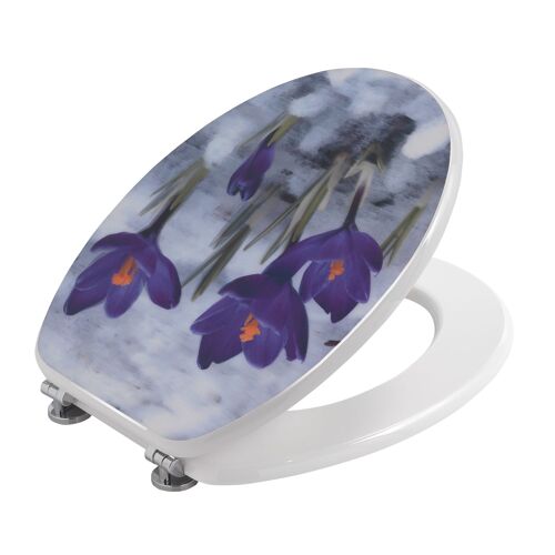 WC FLOWERS DÉCORATION SEAT EN 3D