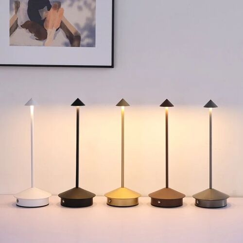 Lampe De Table Chevet Bureau Bar Led Rechargeable, Modele: Au-Choix
