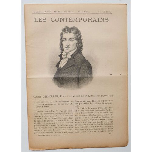 Les Contemporains Numéro 757 : Camille Desmoulins