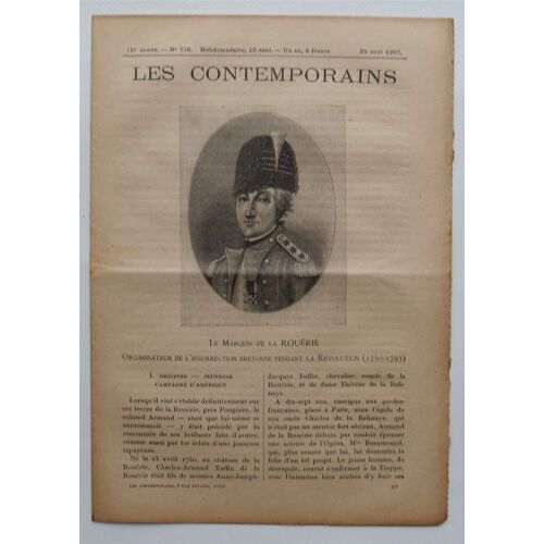 Les Contemporains Numéro 776 : Le Marquis De La Rouërie