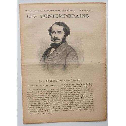 Les Contemporains Numéro 755 : Duc De Persigny