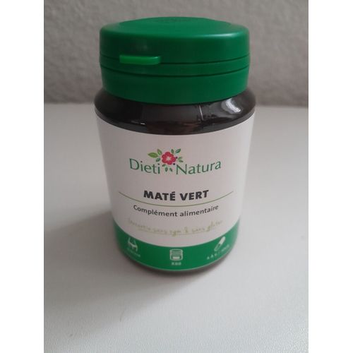 Complément Alimentaire Dieti Natura Maté Vert 60 Gélules 