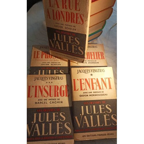 La Rue À Londres Des ?uvres De Jules Vallès 5 Volumes