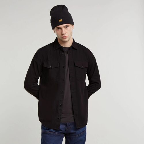 Chemise Marine Slim - Noir - Hommes