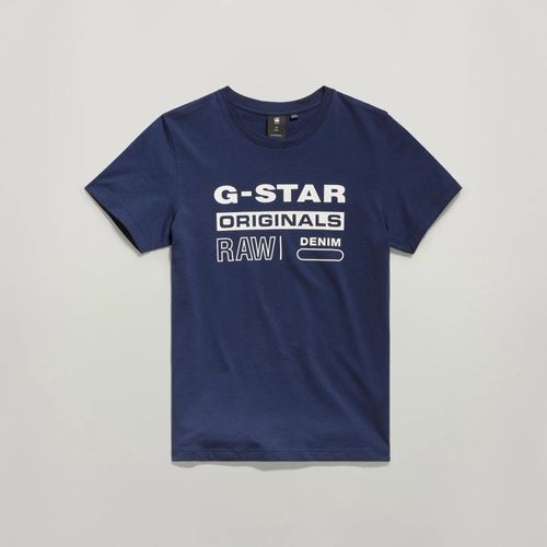 T-Shirt G-Star Originals Pour Garçons - Bleu Foncé - Garçon