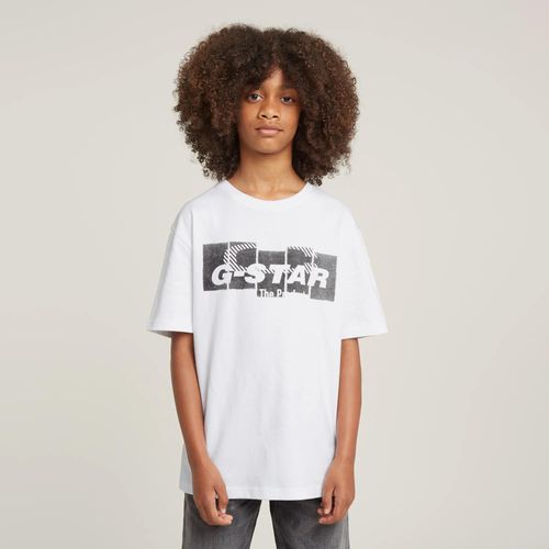 T-Shirt Boxy Pour Garçons - Blanc - Garçon