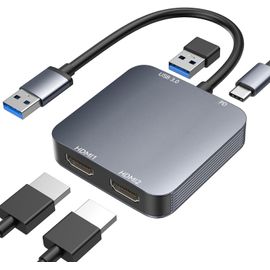 Adaptateur Usb C Vers Hdmi Station D'accueil USB-C 9-en-1 Newmight