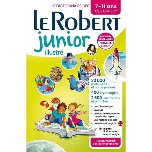 Le Robert Junior Illustré - 7-11 Ans, Ce-Cm-6e