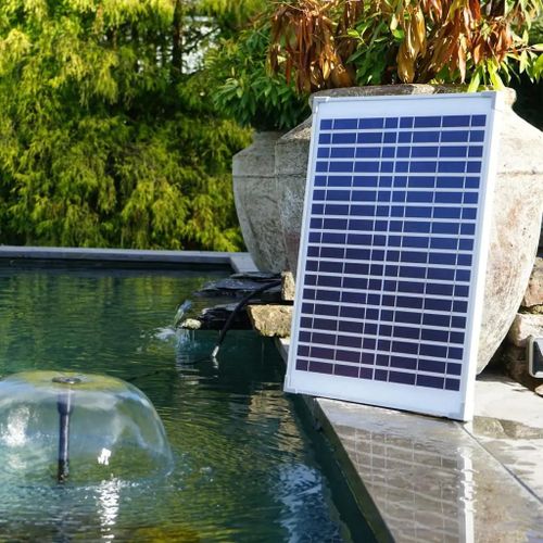 Prolenta Premium - Jeu De Pompe De Fontaine De Jardin Solarmax 1000 Avec Panneau