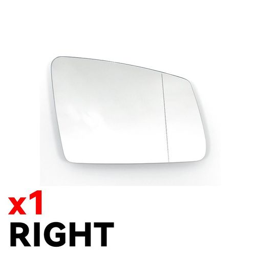 Rétroviseur Extérieur Grand Angle En Verre,Magasins Et Côté Droit,Mercedes-Benz A B C E Gla Cla Glk W176 W246 W212 W204 W221 - Type 1pc Right