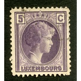 Timbre Oblitéré Luxembourg 5 C